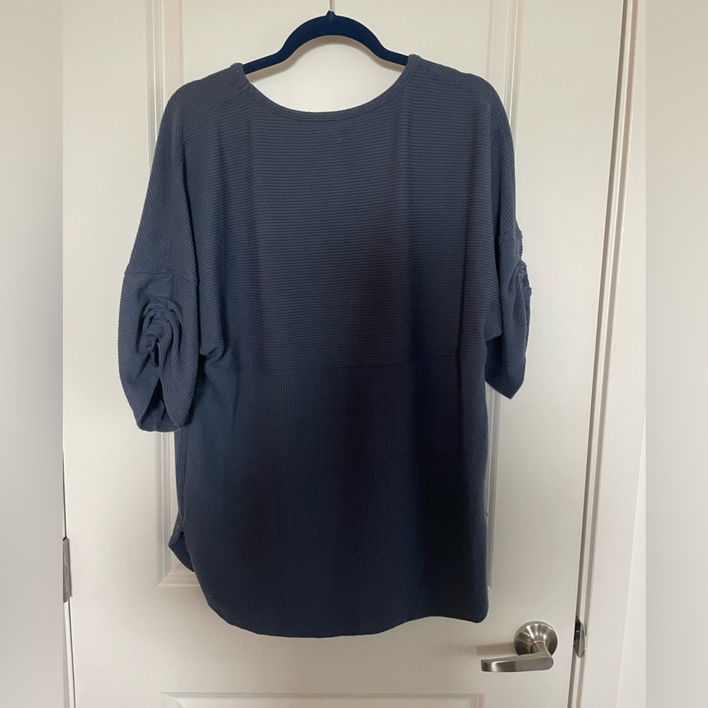 Max Studio Blue Top
